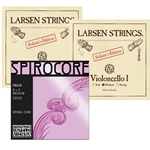 Shop Larsen Soloist and Spirocore Tungsten Cello String Sets at Violin Outlet